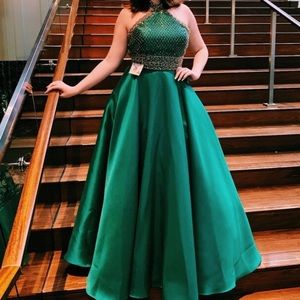 Camille la vie emerald green dress